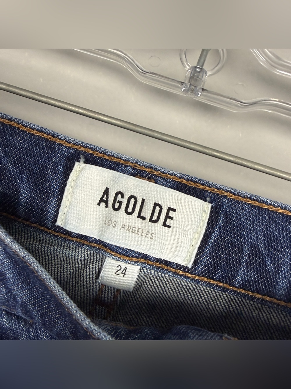 Anthropologie AGOLDE REN Echo Wide Leg Crop Jeans - Picture 7 of 8
